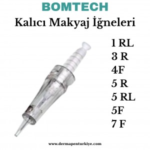 BOMTECH KALICI MAKYAJ  İĞNELERİ  (1P-3P-3F-5P-5F-7P-7F